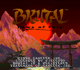 Brutal Paws of Fury screenshot 5 for Super Nintendo